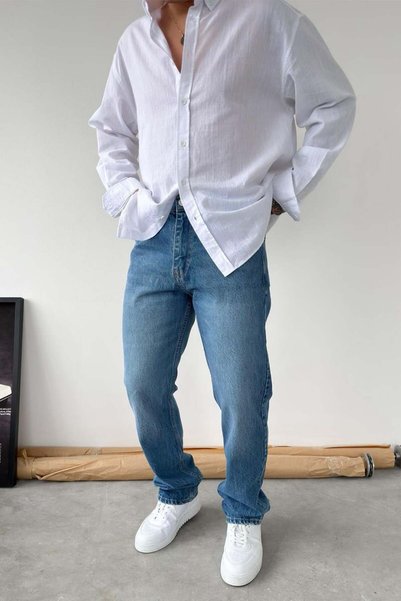 HAFKA Mavi Soft Gradient Regular Trousers