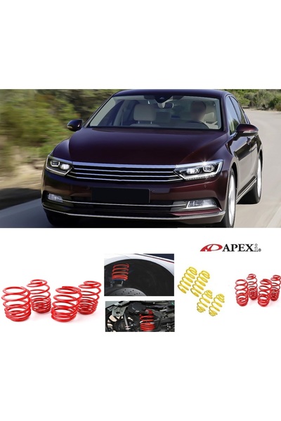 X POWER TUNİNG VW PASSAT B8 2014-2019 DİZEL UYUMLU APEXİ 4.5 CM SPOR YAY