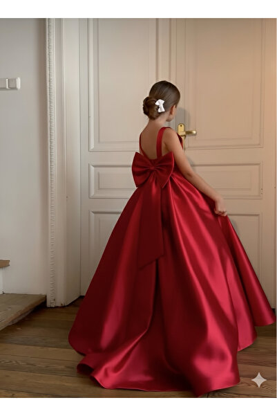 open lace back dress The Drop Waist Gown