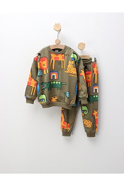 MiniKids Στολή ζώων της ζούγκλας, πράσινη