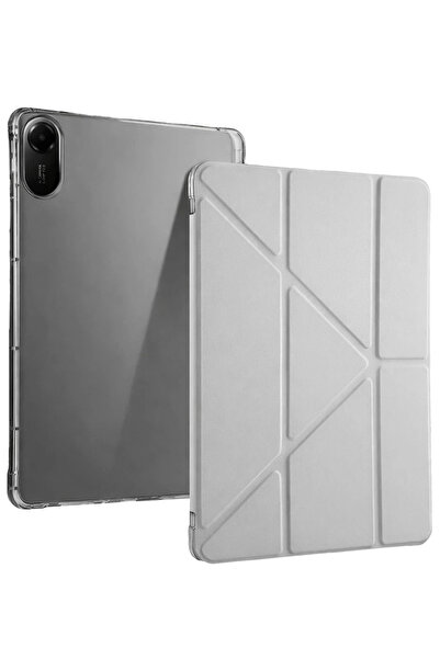 NewFace حافظة تابلت NRZSNT Redmi Pad 2 Mars مع حامل قلم (190227) - رمادي