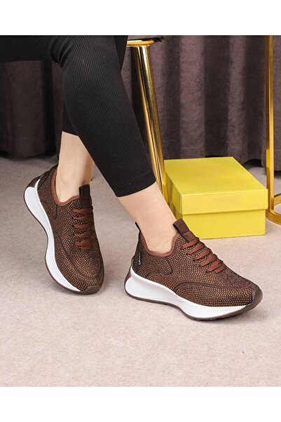 Layber Γυναικεία παπούτσια περπατήματος με πέτρινο σχέδιο, καθημερινά πολυτελ...