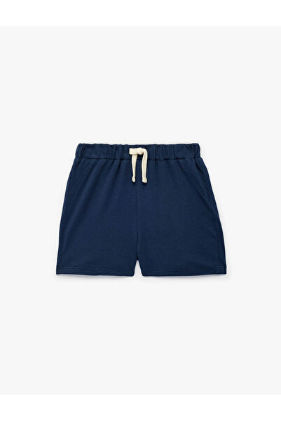 Koton Regular Fit Pamuklu Lacivert Erkek Bebek Şort 6SMB40006TK