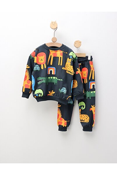 MiniKids Στολή ζώων της ζούγκλας, σκούρο γκρι