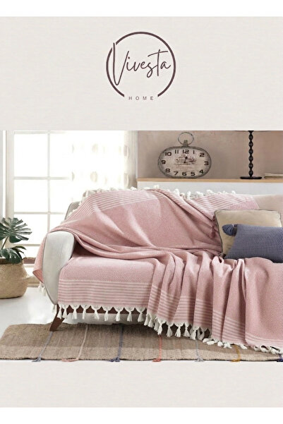 Vivesta Home 180×210 cm Cotton Sofa Cover – Non-Slip, Washable, Stylish Prote...