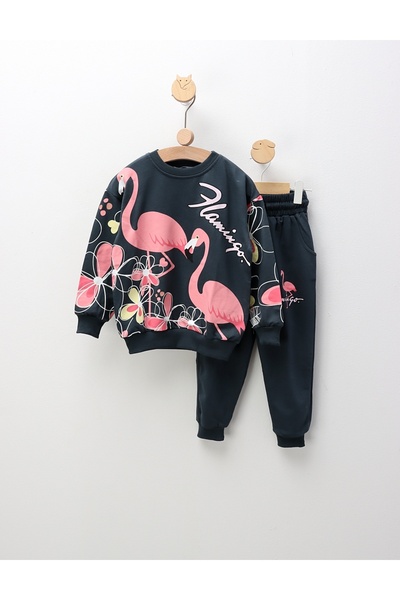 MiniKids Στολή φλαμίνγκο, γκρι-ροζ