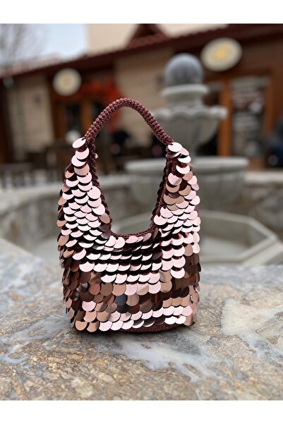 Handmade Pullu çanta