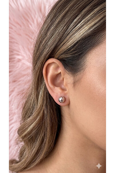 iky aksesuar Xuping Silver Top Earrings