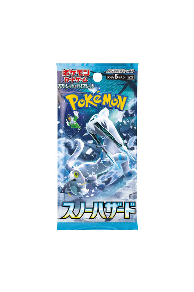 Nintendo Pachet 5 Cartonase Pokemon Snow Hazard (SV2P, Import Japonia)