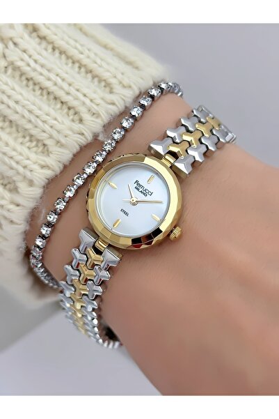 Ferrucci Steel Cord Steel Case Women's Wristwatch 3 Atm Waterproof 2 Years Wa...