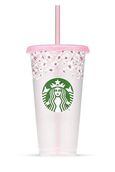 Starbucks ®   Sakura Reusable Cold Drink Cup - 710ml -