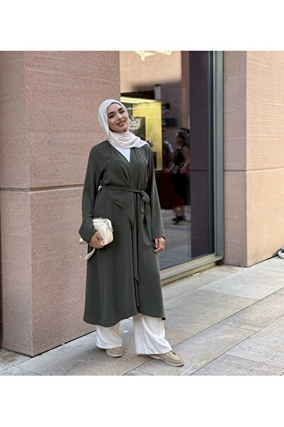 modacofashion Şalyaka Belted Crepe Cap