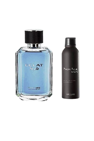 Oriflame Eclat Style Set,(1 x Parfum, 1 x Gelul-spuma de ras NovAge)