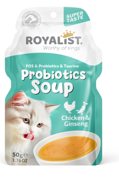 Royalist Probiyotikli Tavuklu & Ginsengli Kedi Çorbası 50 Gr x 6 Adet