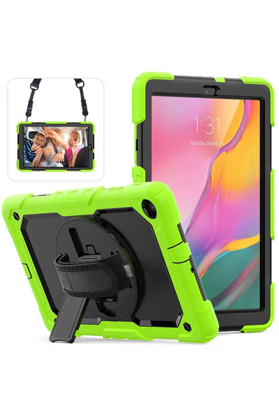 NewFace Nrzsnt Galaxy T510 Tab a 10.1 Case Pars Tablet Cover (201548) - Green