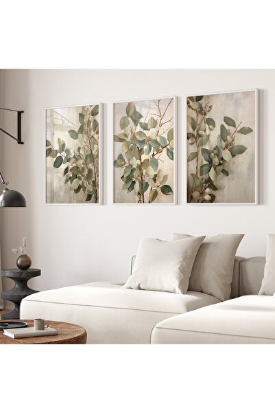 ALAYRA International مجموعة إطارات ملصقات (3 قطع) مقاس (40×60 سم) لتزيين الجد...