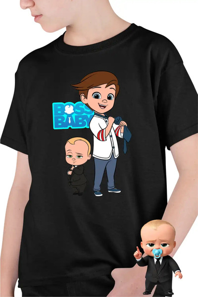 OEM Μπος Μπέιμπι Τιμ Παιδικό Μπλουζάκι για Αγόρια