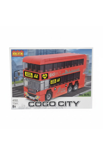 TUFY TOYS Cogo City Double Decker Bus