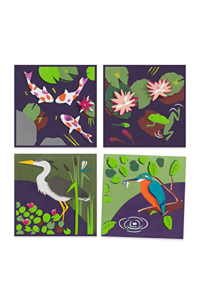 djeco Set creativ de hârtie 3D