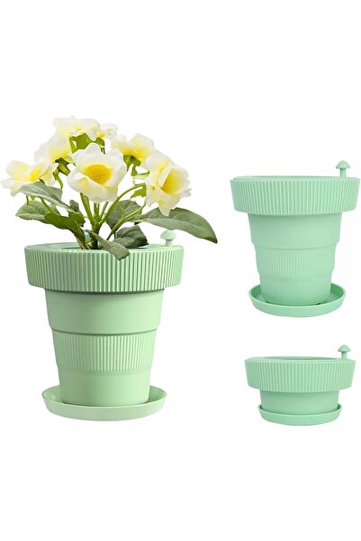 flowershop Ghiveci pliabil autoirigare cu rezervor si indicator apa