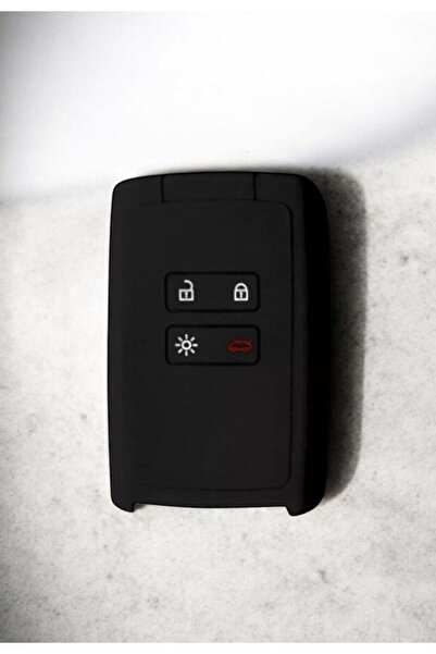 ÖZEN KEYS Clio 5 Megane 4 Kaleos Captur Kadjar Silicone Key Case Cover Black