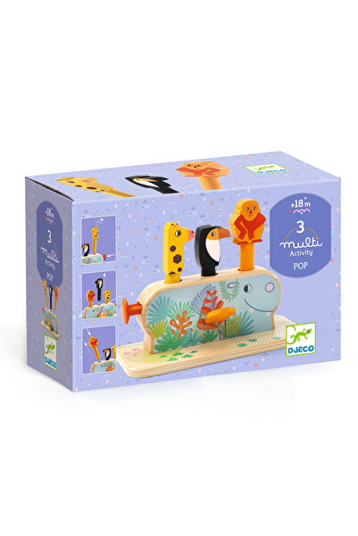 djeco Jucărie pop-up multiactivitate