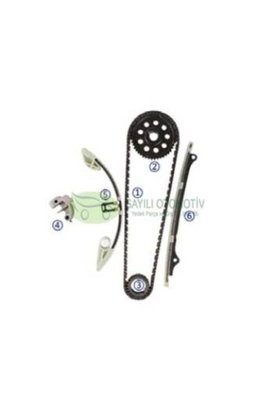 BH HONDA JAZZ 2003-2006 1.4 / CITY 2007-2010 (6 PARCA) ZİNCİR SETİ