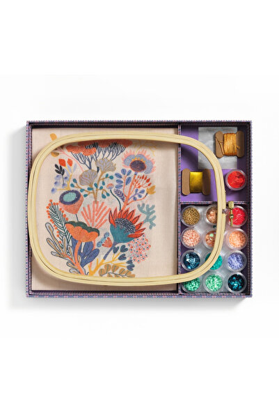 djeco Δημιουργικό Εργαστήριο 58 για Ενήλικες: Κέντημα με Χάντρες