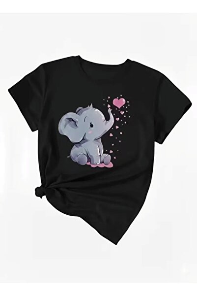 AN Trend Moda Tricou din bumbac cu decolteu rotund și croială lejeră