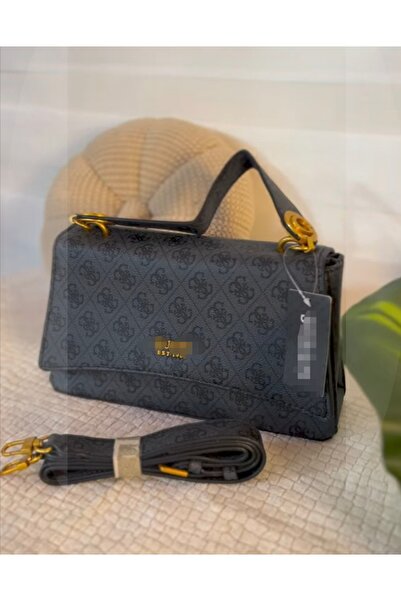 Generic حقيبة يد و كتف خامه عاليه مع الملحقات و ميدالية الكرز