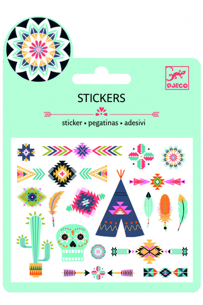 djeco set de autocolante, western