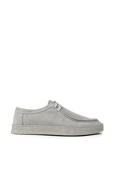 Deery Men's Genuine Suede Gray Casual Shoes