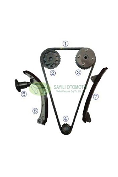 BH TOYOTA COROLLA 1999-2001 (30MM GERGİ VVT DISLILI) ZİNCİR SETİ