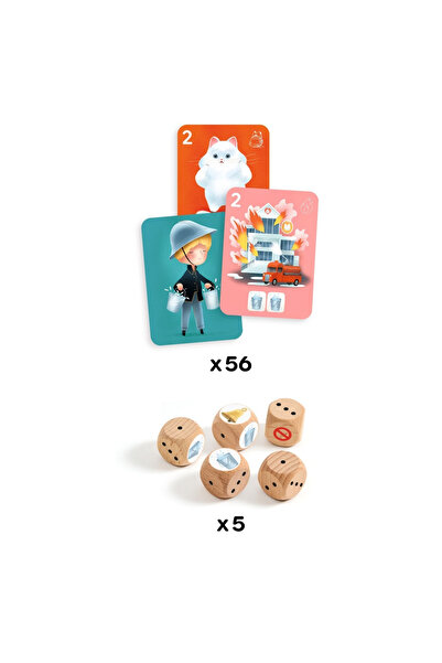 djeco S.O.S. Παιχνίδι Ζαριών Αποστολών