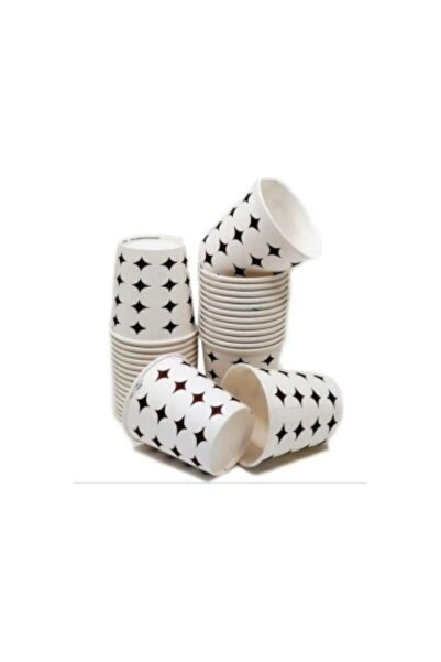 miosse Large Disposable 6.5 oz Paper Cups 50X5 Pack