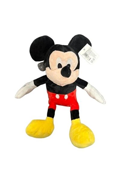 OEM Mickey Mouse Plush Toy with Suction Cup, Red-Black, 28-30 cm