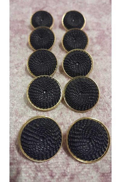 ILCARE Gold Plated Button 28 Size 17 Mm, 10 Pieces