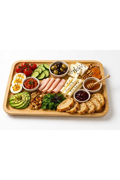 Benante BAMBU DİKDÖRTGEN SUNUM TABAĞI (28cm x 18cm)