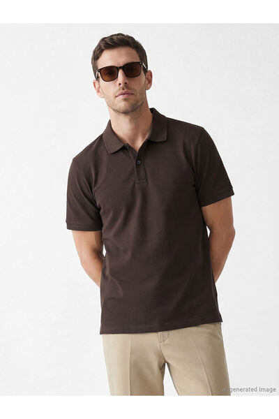 LC Waikiki Nevavm Polo Collar Pique Men's T-Shirt with Difference