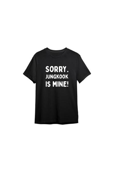 OEM Персонализирана тениска "СЪЖЕТЕСТ, ДЖЪНГКУК Е МОЙ ", -ФЕНДОМ BTS, 100% па...