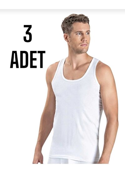 Ceku Home Silver 3-Pack Men's Sleeveless Combed Cotton Undershirts