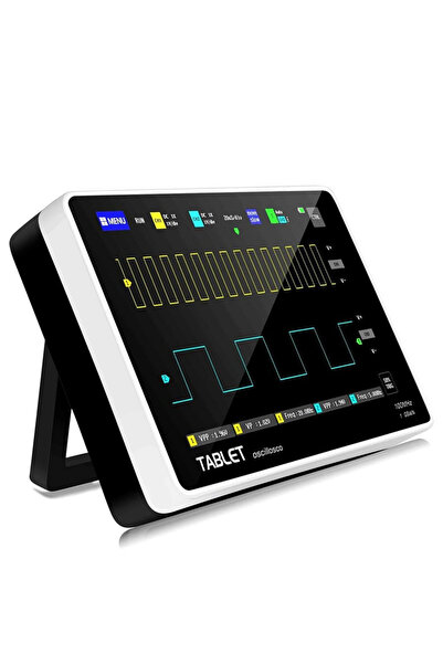 Genel Markalar ADS1013D 100MHz 2 Kanal 1GSa/s Dijital Dokunmatik Tablet Osilo...