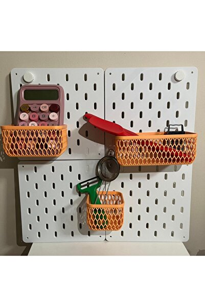 NadarStudio Set de 3 piese pentru tablă perforată, organizator multifuncționa...