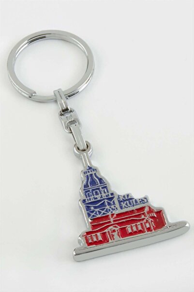 ZERO LAND Gld-Spt- Maiden's Tower Metal (232036) Keychain-Silver Color