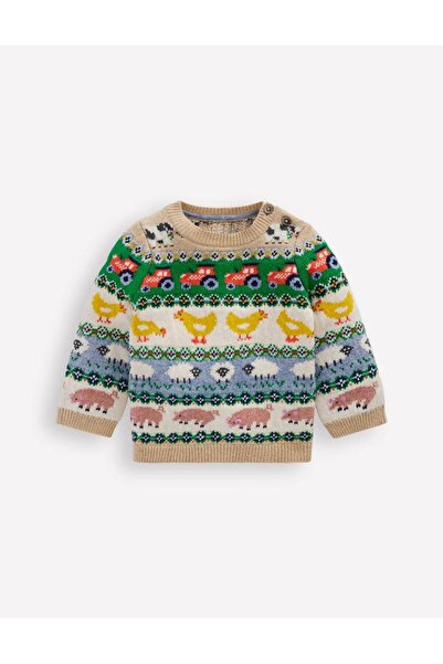 Next Baby Boden Farm Patterned Sweater