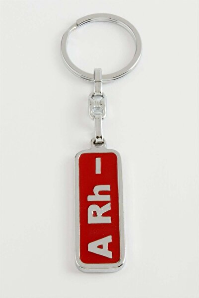 ZERO LAND Gld-Spt- a Rh Negative Group Metal Keychain (231942) - Red