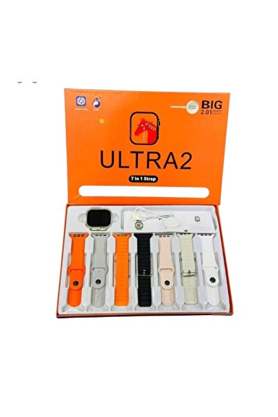 OEM Smartwatch Ultra – Complete Package with 7 Straps, Large HD Screen and Ad...