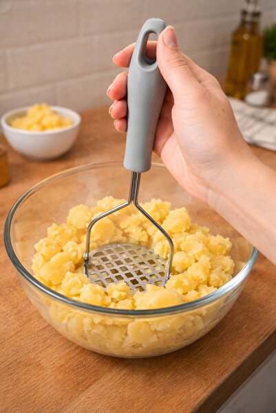 KEA Patates Ezici Paslanmaz Çelik – Ergonomik Saplı, Kolay Kullanım Püre Ezme...