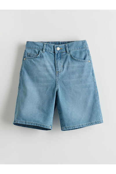 LC Waikiki شورت جينز للأولاد من Shining Store مع حزام خصر من سلسلة Işıltılı S...