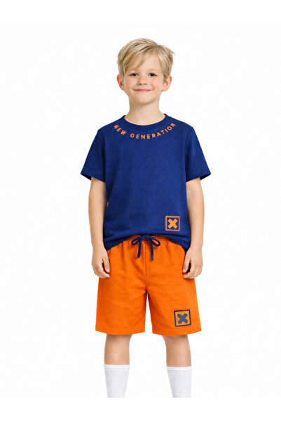 Casabony ✨ Новий комплект шортів та футболки для хлопчиків з принтом X